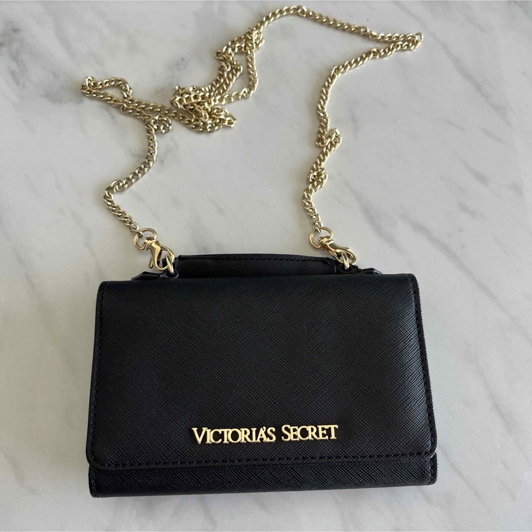 Victoria's Secret(ヴィクトリアズシークレット)のヴィクトリアシークレット　カードケース　ショルダーバッグ レディースのバッグ(ショルダーバッグ)の商品写真