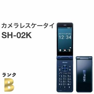 SHARP - AQUOSケータイ SH-02K ブルーブラック docomo SIMフリー⑱