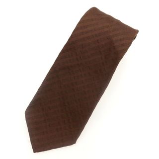 【中古】タイユアタイ TIE YOUR TIE セッテピエゲ シルク ネクタイ ブラウン【メンズ】