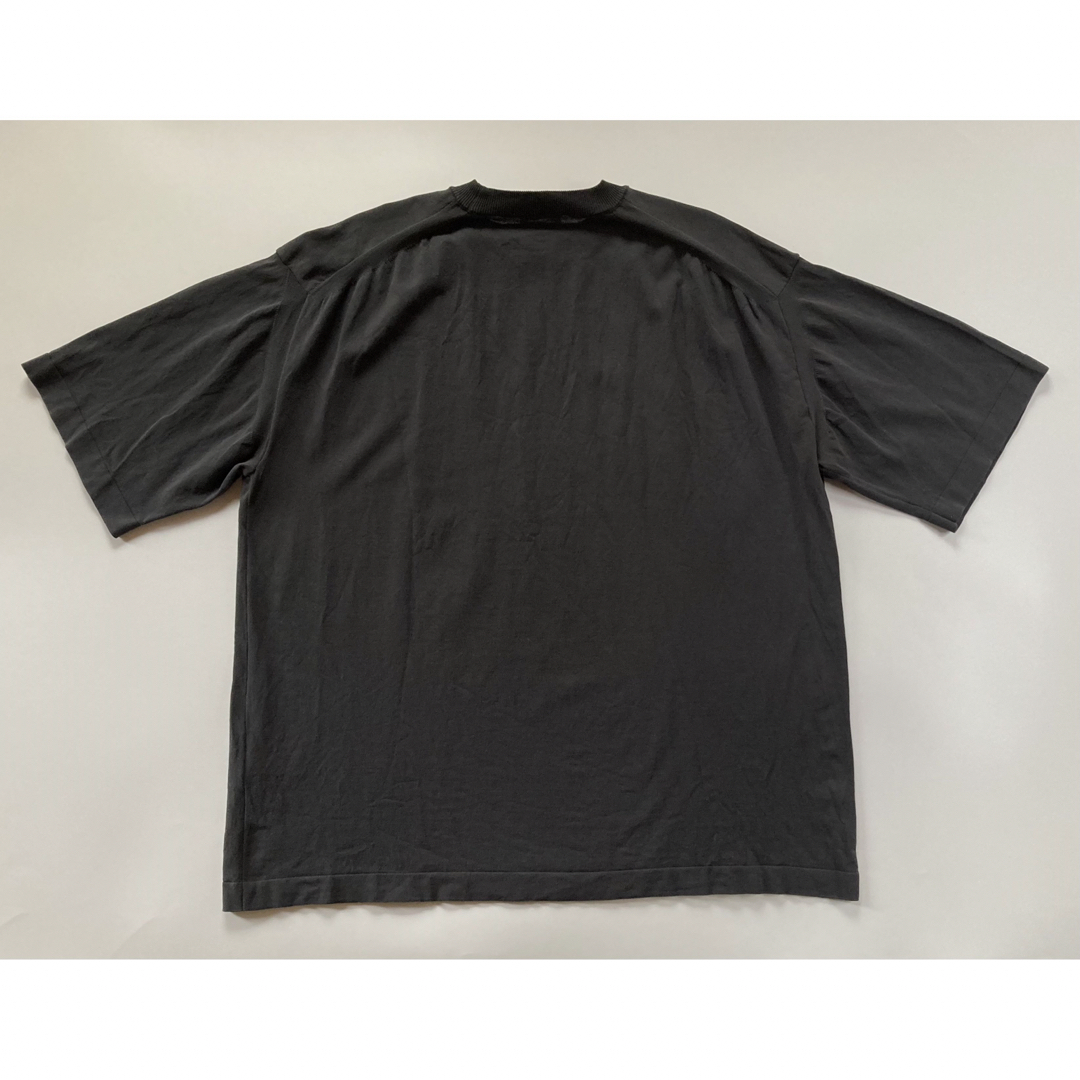 AURALEE(オーラリー)のAURALEE超強撚糸 半袖ニットT 4 ブラック メンズのトップス(Tシャツ/カットソー(半袖/袖なし))の商品写真