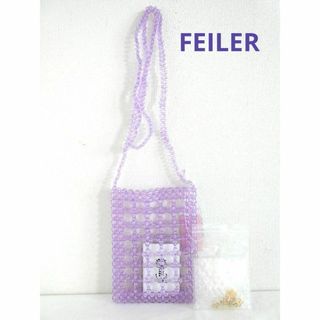 フェイラー(FEILER)の💞フェイラー💞ラブラリーロゴ　ビーズ　ショルダーバッグ　新品(ショルダーバッグ)