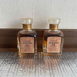 サントリー(サントリー)のSUNTORY AGEING AGED15YEARS WHISKY 2本セット(ウイスキー)