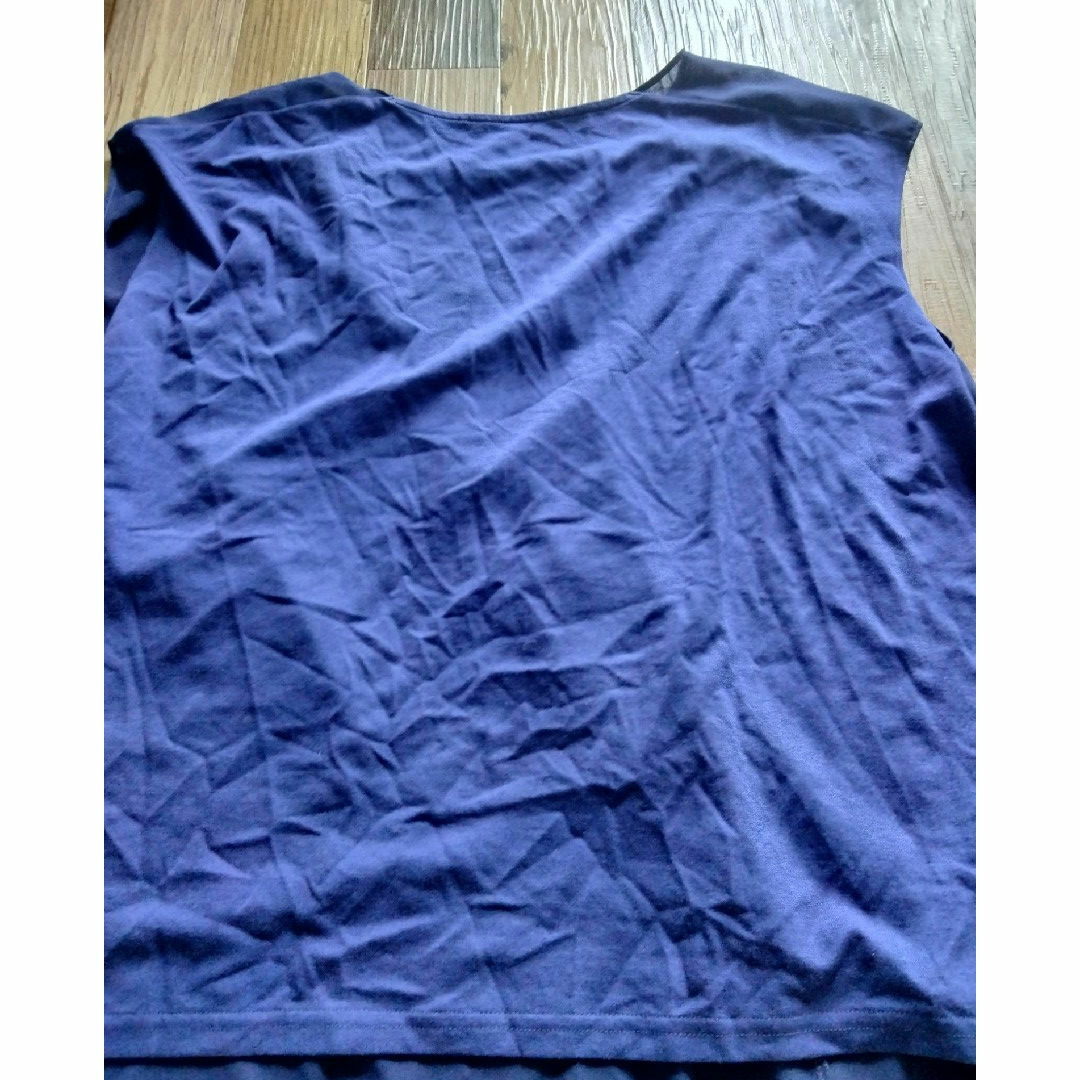 大きめタンクトップ３Ｌ以上 レディースのトップス(Tシャツ(半袖/袖なし))の商品写真