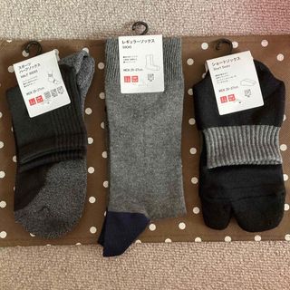 ユニクロ(UNIQLO)のユニクロソックス　25〜27(ソックス)