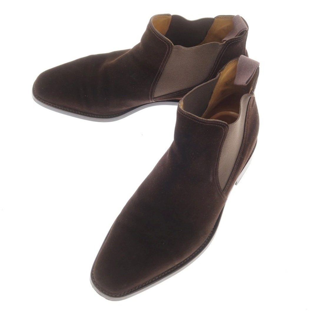 JOHN LOBB(ジョンロブ)の【中古】ジョンロブ John Lobb HARBOROUGH スエード サイドゴアブーツ ダークブラウン【サイズ6 1/2】【メンズ】 メンズの靴/シューズ(ブーツ)の商品写真