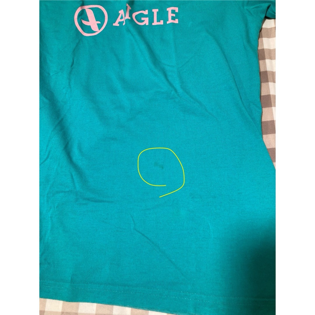 AIGLE(エーグル)のダメージ有り　エーグル　Tシャツ レディースのトップス(Tシャツ(半袖/袖なし))の商品写真