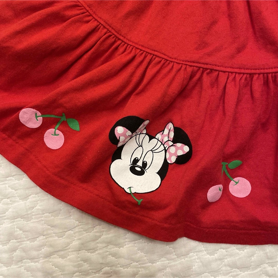 DIA CLUB ミニーマウス　スカート　赤　95cm キッズ/ベビー/マタニティのキッズ服女の子用(90cm~)(スカート)の商品写真