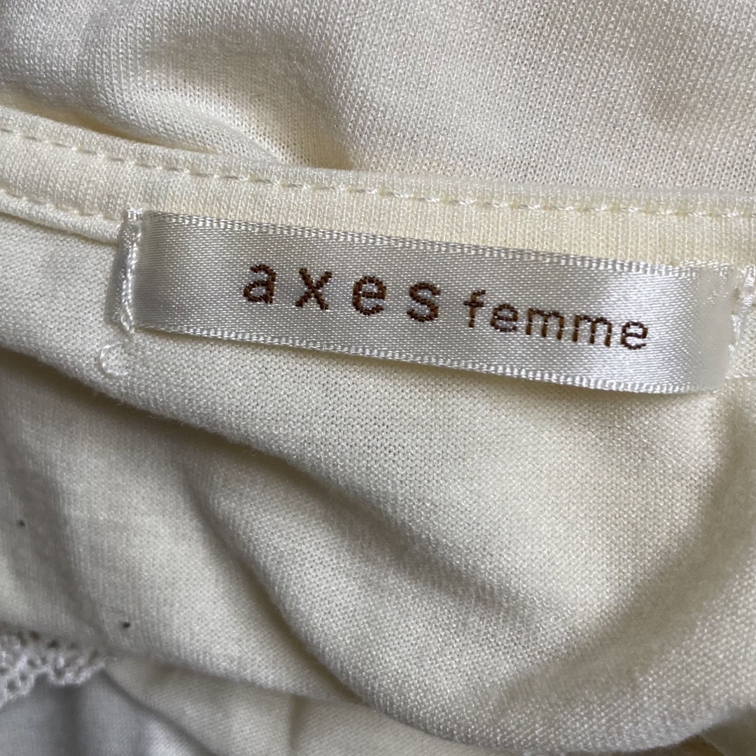 axes femme(アクシーズファム)の美品　axes  トップス　リボン レディースのトップス(Tシャツ(長袖/七分))の商品写真