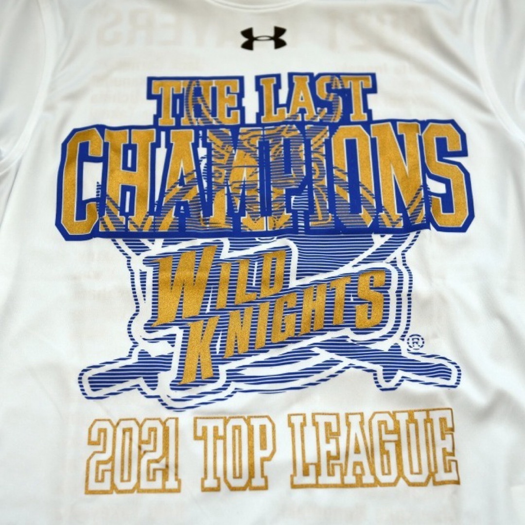 UNDER ARMOUR(アンダーアーマー)のTHE LAST CHAMPIONS トップリーグ2021優勝記念Tシャツ メンズのトップス(Tシャツ/カットソー(半袖/袖なし))の商品写真