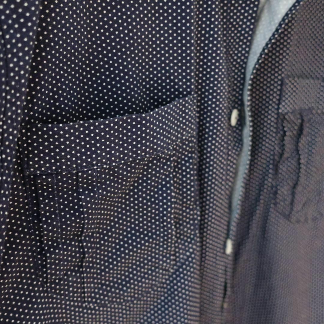 UNITED ARROWS(ユナイテッドアローズ)のunitedarrows ドットシャツ ネイビー メンズのトップス(Tシャツ/カットソー(半袖/袖なし))の商品写真