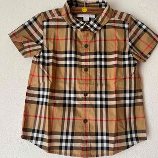 バーバリー(BURBERRY)の新品タグ付きBURBERRYチェック半袖シャツ(ブラウス)