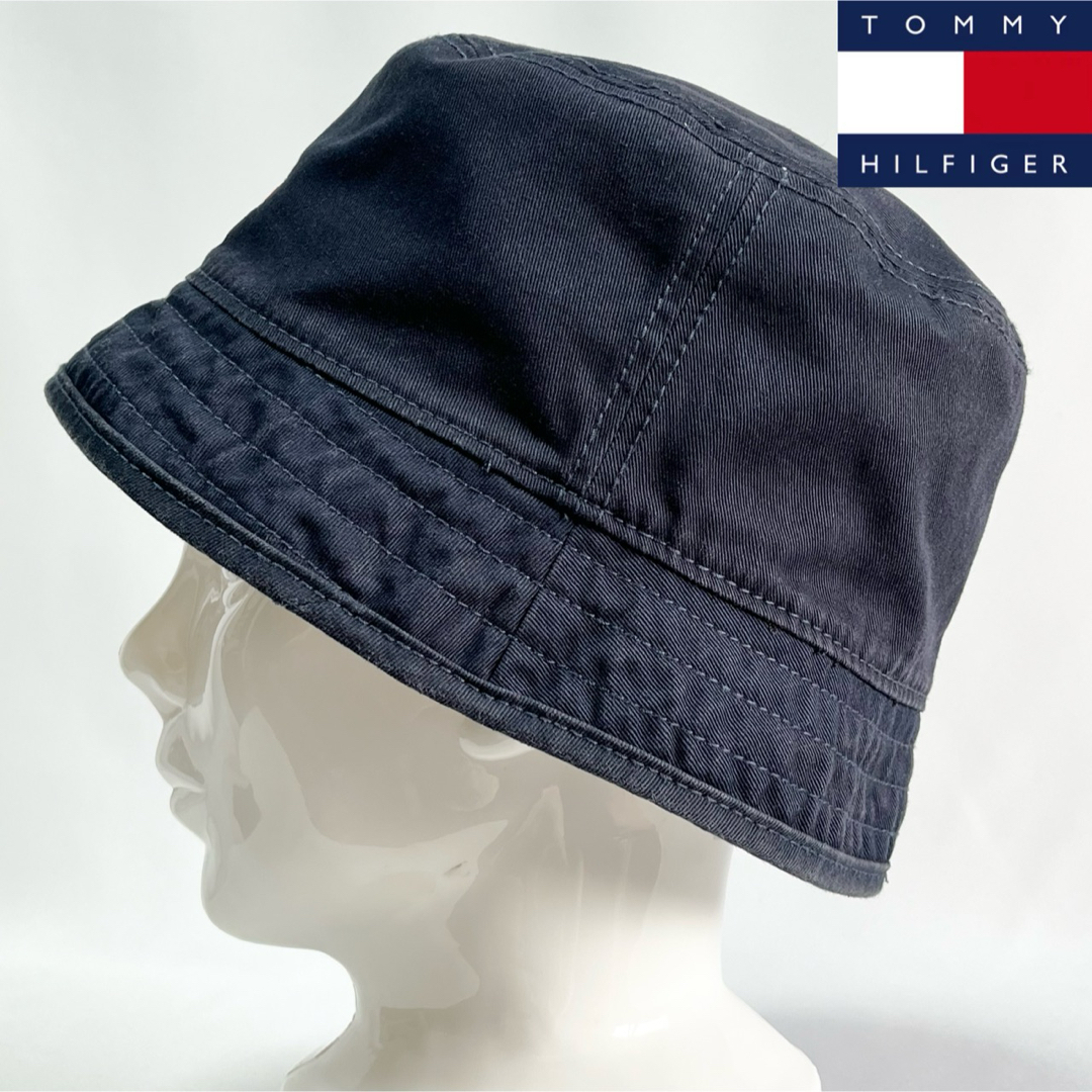 TOMMY HILFIGER(トミーヒルフィガー)の【美品】TOMMY JEANSトミーヒルフィガーUS限定モデルリバーシブルハット メンズの帽子(ハット)の商品写真