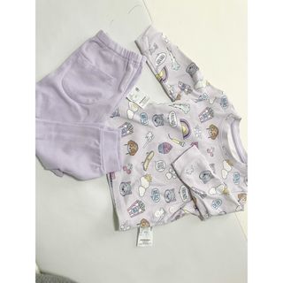 ユニクロ(UNIQLO)のパウパト　パジャマ　長袖　ユニクロ　女の子(パジャマ)