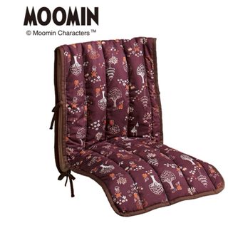 MOOMIN - 新品未使用 ムーミン リトルミイ 椅子カバー ポケット付き ブラウン