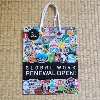 グローバルワーク(GLOBAL WORK)のGLOBAL WORKノベルティショッパー(ショップ袋)