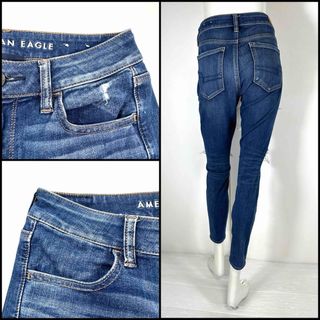 American Eagle - アメリカンイーグル スーパーストレッチ ハイライズジェギング US4 72cm