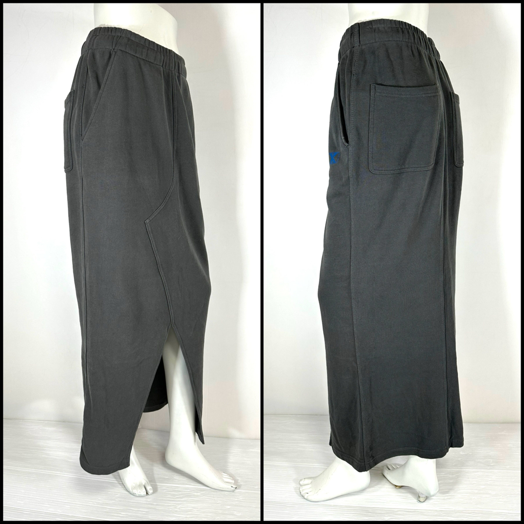X-girl(エックスガール)のX-girl エックスガール スエットロングスカート Sサイズ 66〜74cm レディースのスカート(ロングスカート)の商品写真
