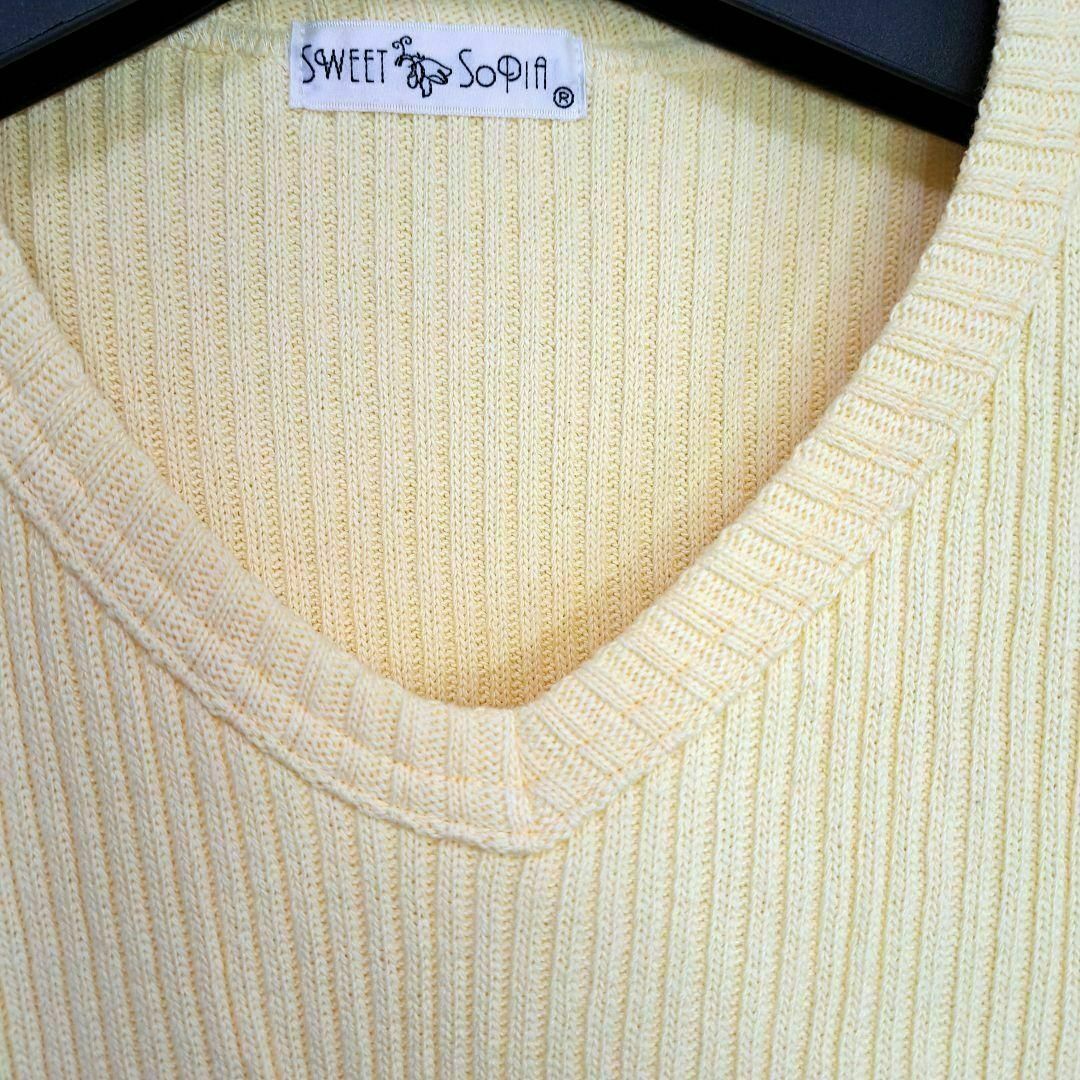 無地半袖セーター　各色あり レディースのトップス(ニット/セーター)の商品写真