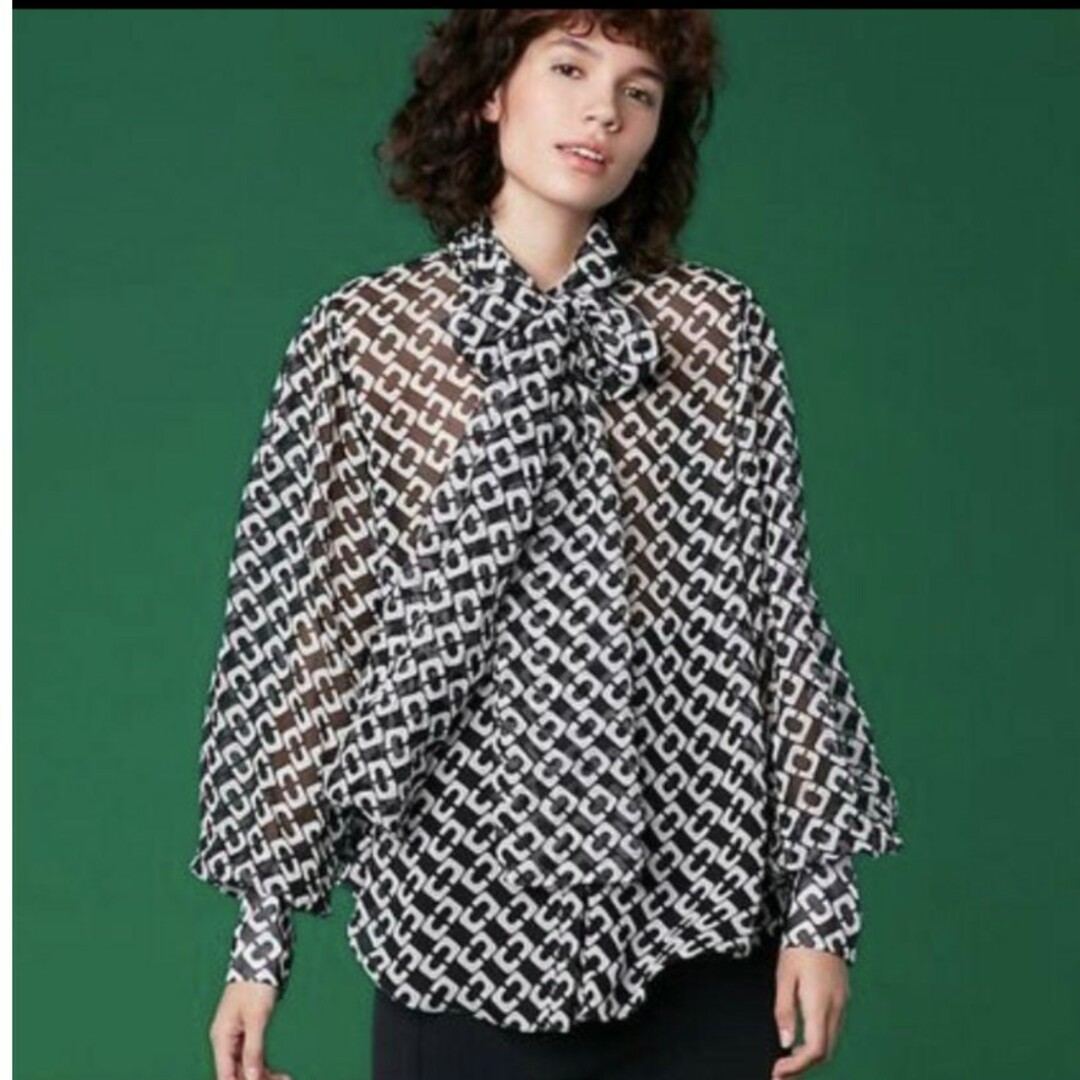 DIANE von FURSTENBERG(ダイアンフォンファステンバーグ)のDian Von Furstenberg Long Sleeve Chain P レディースのトップス(シャツ/ブラウス(長袖/七分))の商品写真