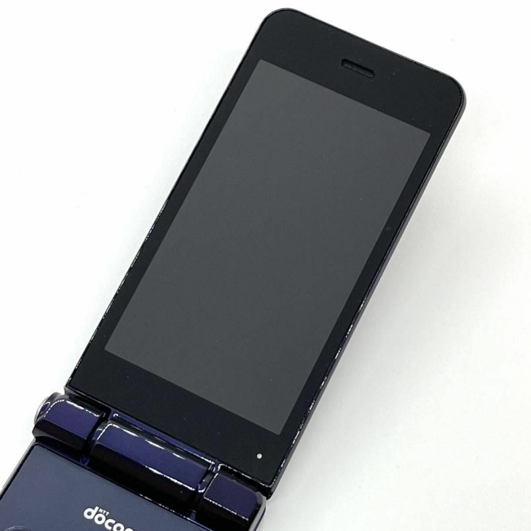 SHARP(シャープ)のAQUOSケータイ SH-02K ブルーブラック docomo SIMフリー㉑ スマホ/家電/カメラのスマートフォン/携帯電話(携帯電話本体)の商品写真