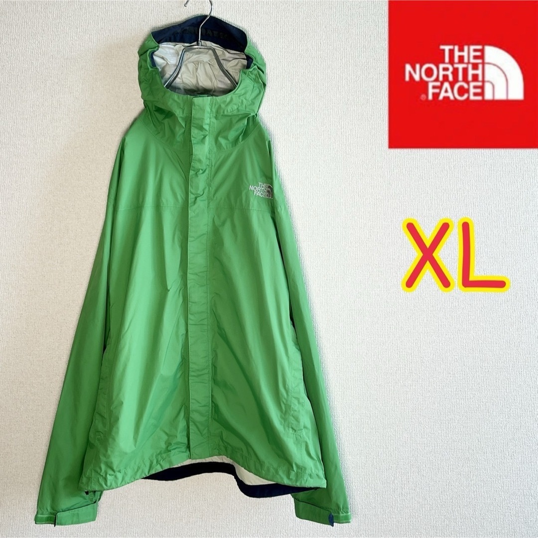THE NORTH FACE(ザノースフェイス)のノースフェイス　マウンテンパーカー　HYVENT グリーン　メンズXL相当 メンズのジャケット/アウター(マウンテンパーカー)の商品写真