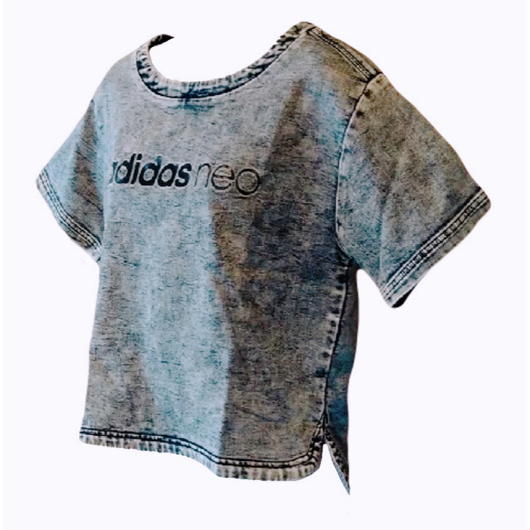 adidas(アディダス)のアディダス コットン デニム Tシャツ ジャージ 西島隆弘 きゃりーぱみゅぱみゅ レディースのトップス(Tシャツ(長袖/七分))の商品写真