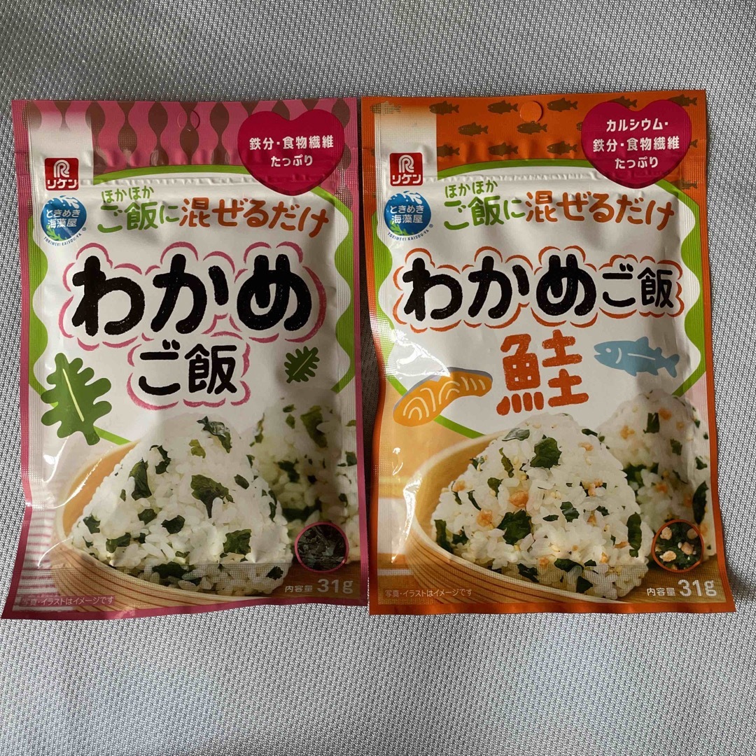 リケン　ふりかけ　わかめご飯の素　鮭　２袋セット 食品/飲料/酒の加工食品(その他)の商品写真