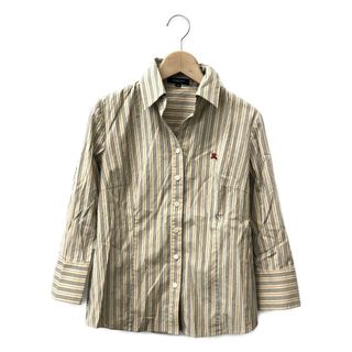 バーバリー(BURBERRY)のバーバリーロンドン 七分袖シャツ レディース 40(シャツ/ブラウス(半袖/袖なし))