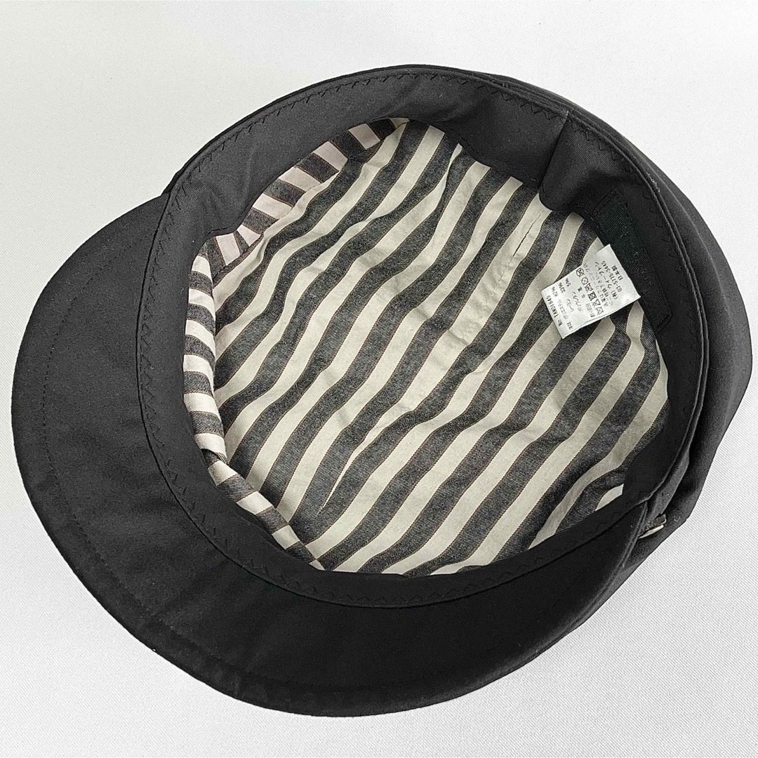 CA4LA(カシラ)の【超美品】CA4LA カシラ 日本製UVカット仕様 定番牛革ベルト付キャスケット レディースの帽子(キャスケット)の商品写真