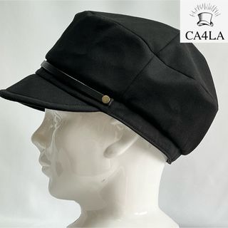 CA4LA - 【超美品】CA4LA カシラ 日本製UVカット仕様 定番牛革ベルト付キャスケット