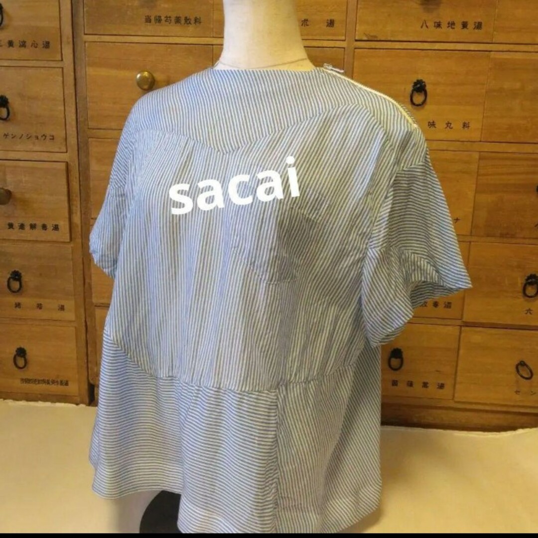 sacai(サカイ)のsacaiのプルオーバーブラウス レディースのトップス(シャツ/ブラウス(半袖/袖なし))の商品写真