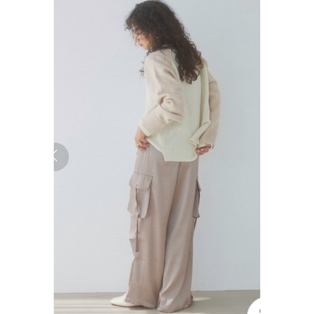 ALEXIA STAM(アリシアスタン)の新品　Satin Cargo Pants /サテンカーゴパンツ レディースのパンツ(カジュアルパンツ)の商品写真