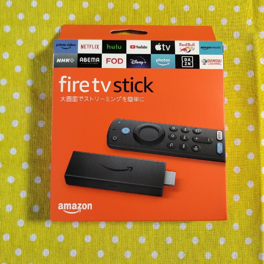 Amazon(アマゾン)のアマゾン Fire TV Stick-Alexa対応音声認識リモコン 第3世代… スマホ/家電/カメラのスマートフォン/携帯電話(その他)の商品写真