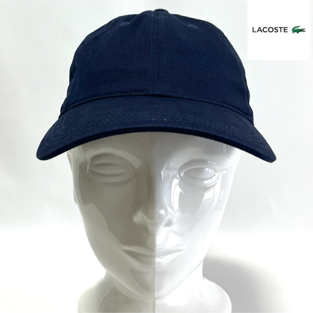 LACOSTE(ラコステ)の【新品】LACOSTEラコステ優しいオーガニックコットン100% 定番ロゴCAP メンズの帽子(キャップ)の商品写真