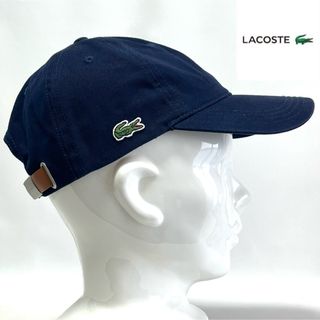 LACOSTE - 【新品】LACOSTEラコステ優しいオーガニックコットン100% 定番ロゴCAP