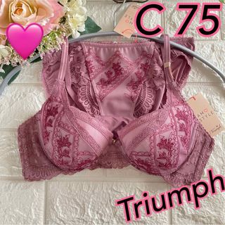 AMO'S STYLE - Triumph ブラショーツ上下セットC75 格安❣️ エレガント♡ᵕ̈*