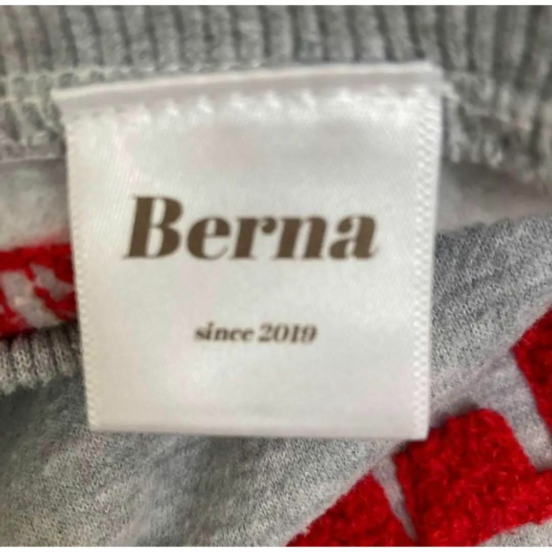 【Berna】　スウェット　バッグプリント　刺繍　レディース　メンズ　トップス メンズのトップス(スウェット)の商品写真