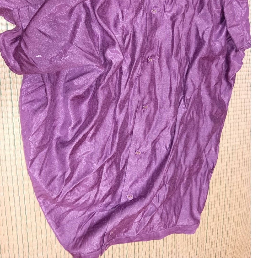 トップス　パープル レディースのトップス(Tシャツ(半袖/袖なし))の商品写真