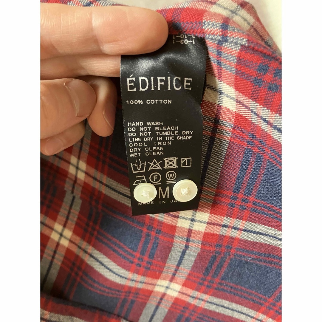 EDIFICE(エディフィス)のエディフィス　チェック　ロングスリーブ ネルシャツ メンズのトップス(シャツ)の商品写真