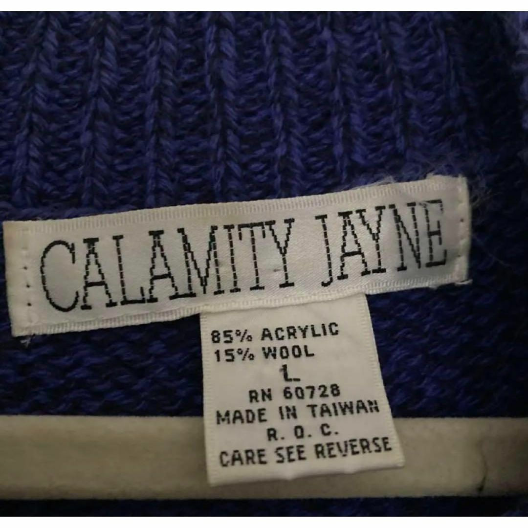 CALAMITY JAYNE　ネイティブ柄 モックネック　ウール混ニットセーター レディースのトップス(ニット/セーター)の商品写真