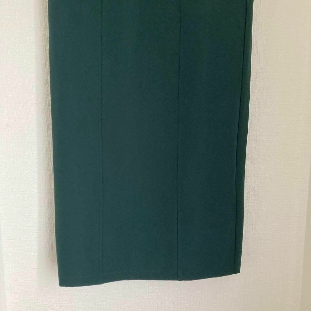 Classical Elf.(クラシカルエルフ)のクラシカルエルフ　ハイウエストナローロングスカート　グリーン　レディース　S レディースのスカート(ロングスカート)の商品写真