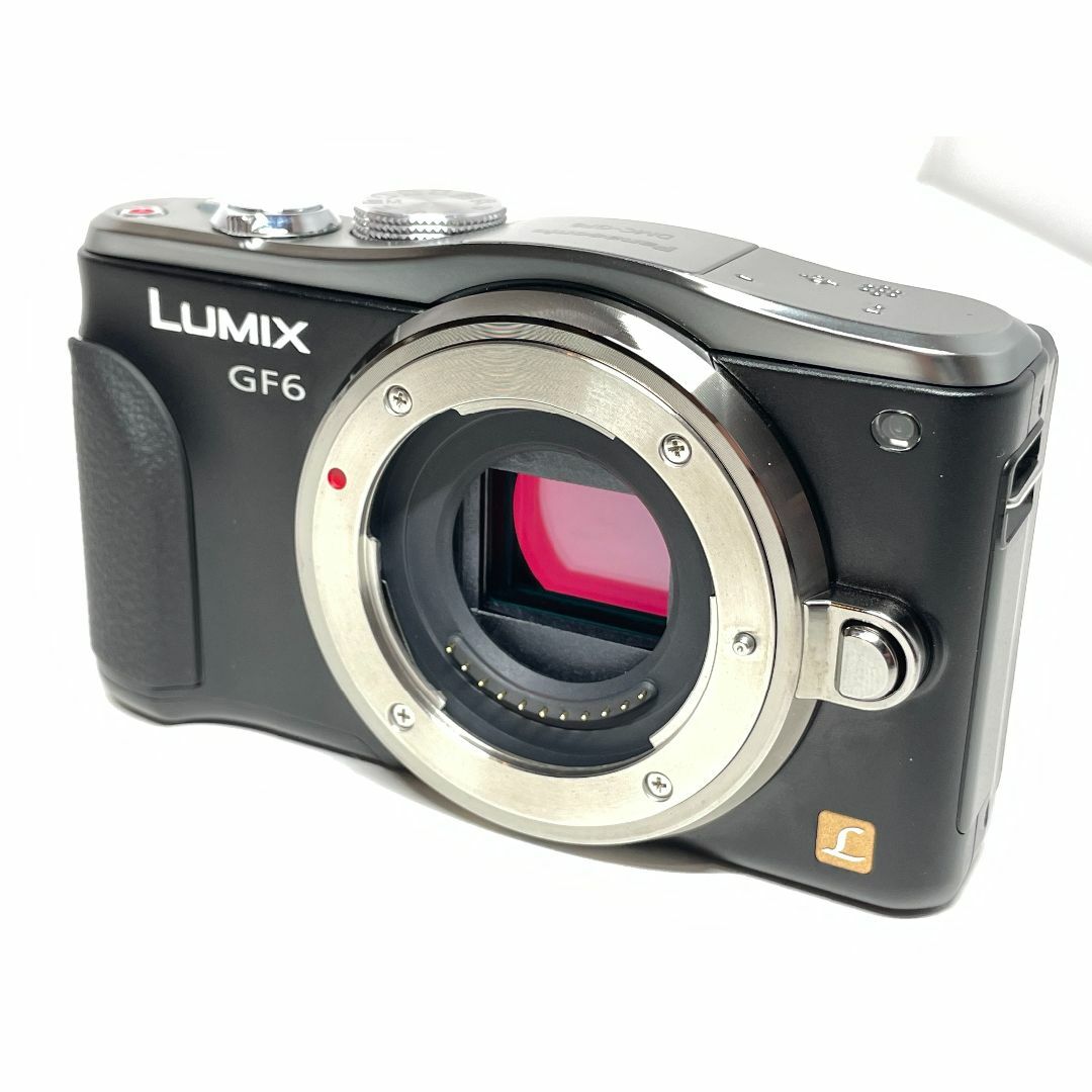 Panasonic(パナソニック)の僅か347ショット パナソニック LUMIX DMC-GF6 ボディ スマホ/家電/カメラのカメラ(ミラーレス一眼)の商品写真