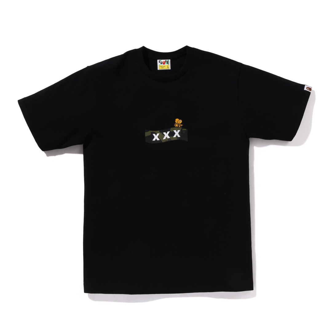 A BATHING APE(アベイシングエイプ)の新品 GOD SELECTION XXX BAPE Tシャツ L 黒 ブラック メンズのトップス(Tシャツ/カットソー(半袖/袖なし))の商品写真