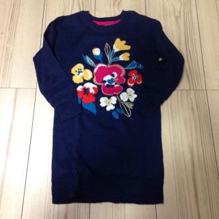 ベビーギャップ(babyGAP)のbaby gap 美品 ニットワンピ 110㎝(ワンピース)