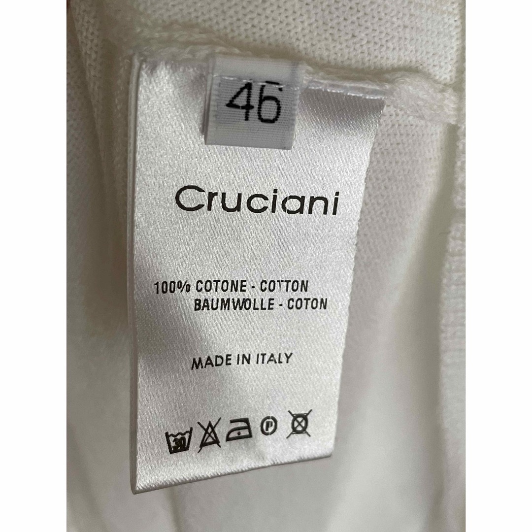Cruciani(クルチアーニ)のCruciani クルチアーニ コットン クルーネックニット 半袖 メンズのトップス(ニット/セーター)の商品写真