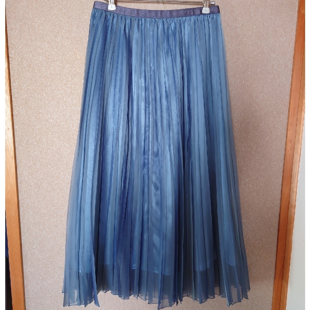 【K.Tキヨコ タカセ】マットオーガンジーランダムプリーツスカート レディースのスカート(ロングスカート)の商品写真