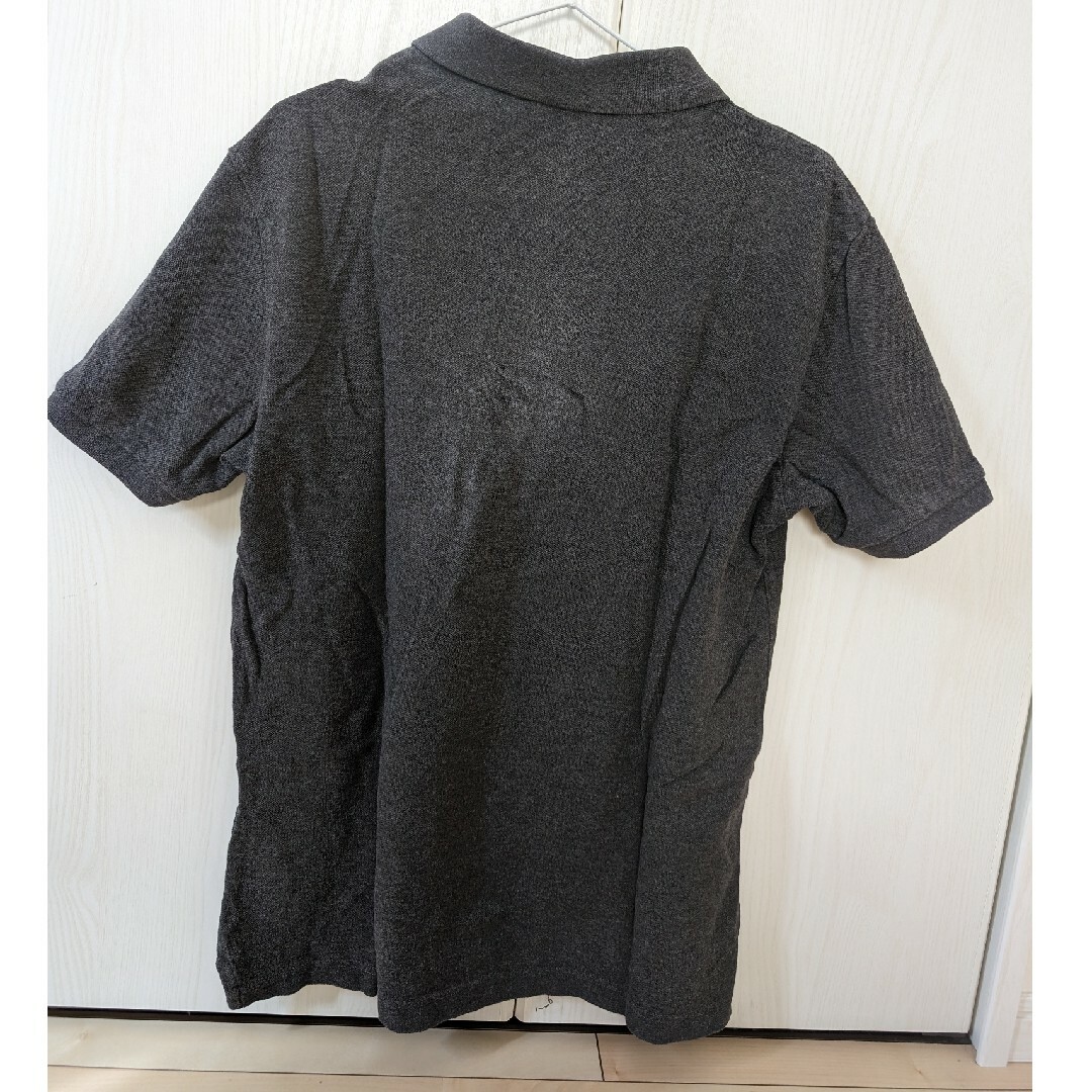 MUJI (無印良品)(ムジルシリョウヒン)の無印　無印良品　MUJI　メンズ　ポロシャツ　グレー　Lサイズ　半袖　コットン メンズのトップス(ポロシャツ)の商品写真