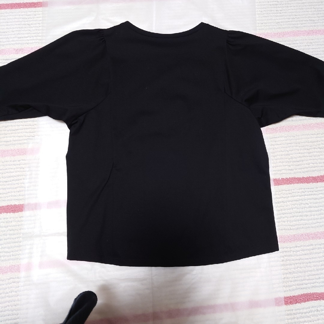 【ギャバジンK.T】プレーティング天竺ミニパフＴシャツ レディースのトップス(Tシャツ(半袖/袖なし))の商品写真