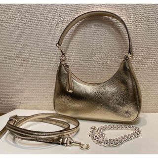 トリーバーチ(Tory Burch)のTORYBURCH MERCER METALLIC SMALL BAG(ハンドバッグ)