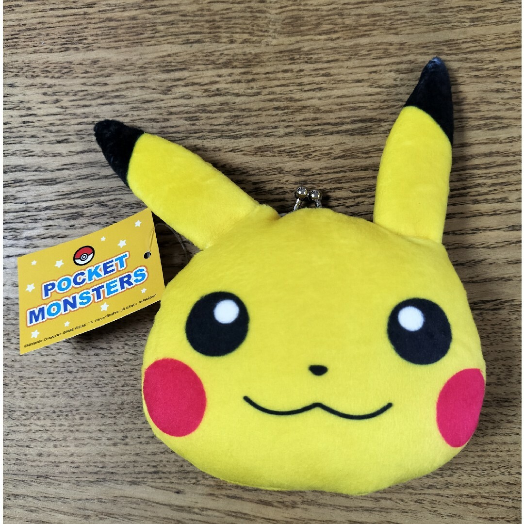 ピカチュウ コインケース ポケモン もっちり がまぐち ポケットモンスター 財布 レディースのファッション小物(コインケース)の商品写真